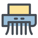 demolish, destroy, document, office, paper shredder, ruin, shred svg vector icon