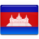 cambodia, flag icon