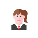 1, waitress svg vector icon