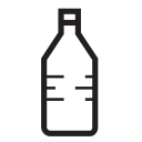bottle, fitness, plastic, water svg vector icon