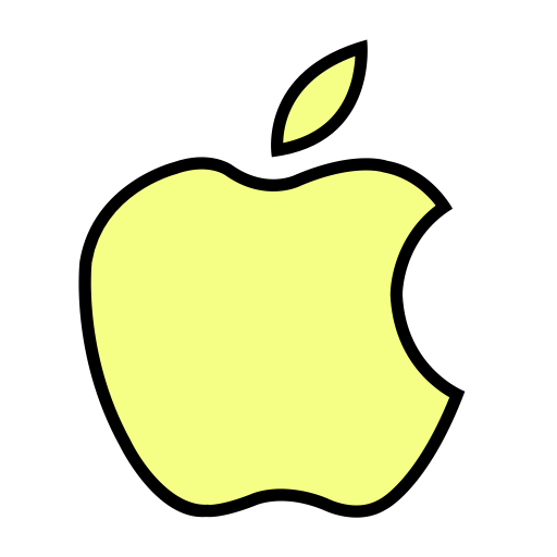 Apple svg vector icon