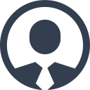avatar, badge, business, circle, human, id, male, man, people, person, profile, user svg vector icon