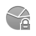 stats,pie,chart,lock icon