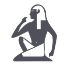 ancient, egypt, museum, old, pharaon icon