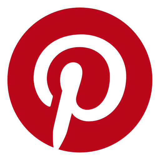 Social Pinterest svg vector icon