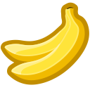 bananas, dessert, food, sweet, tropical svg vector icon