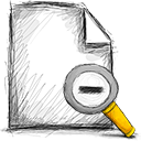 file, out, zoom icon