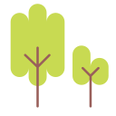 capsule, green, nature, tree svg vector icon
