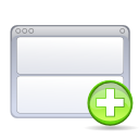 bottom, top, view icon