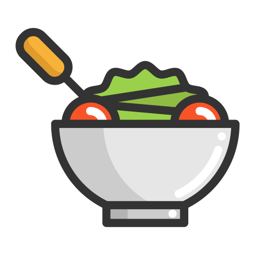 Salad svg vector icon