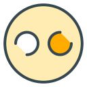 app, application, communication, flickr, media, social svg vector icon