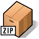 archive, beos, zip icon