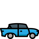 anglia, car, colour, ford, harry, potter, weasleys svg vector icon