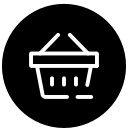 basket, buy, items, remove, shop, shopping svg vector icon
