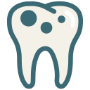 caries, decayed tooth, dental, dental treatment, dentist, dentistry, tooth svg vector icon
