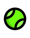 ball, court, fetch, racket, tennis, tennis ball, tennis racket svg vector icon