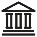 bank, banking, payment svg vector icon