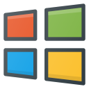 brand, brands, logo, logos, microsoft, windows svg vector icon