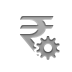 currency,sign,rupee,gear icon