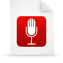 document, file, paper, red icon