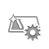 silver,gear icon