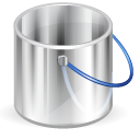 bucket, paint icon