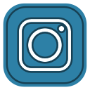 instagram, media, social svg vector icon