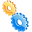 application, config, control, desktop, gear, gears, options, preferences, settings, system, tool, tools icon