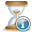 hourglass, info icon