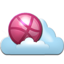 dribbble, px icon