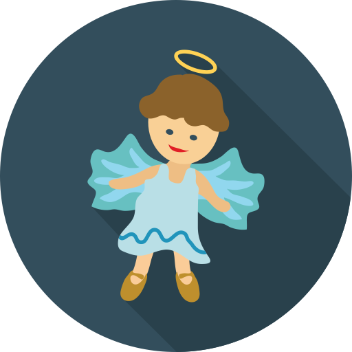 Angel svg vector icon