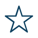 attention, favorite, marker, star svg vector icon