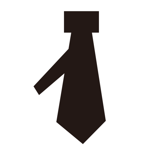 Necktie svg vector icon