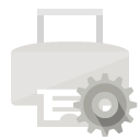 print,gear icon
