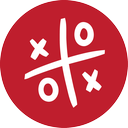 game, red, tac, tic, toe icon
