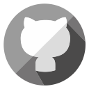 communication, connection, github, internet, media, network, social svg vector icon