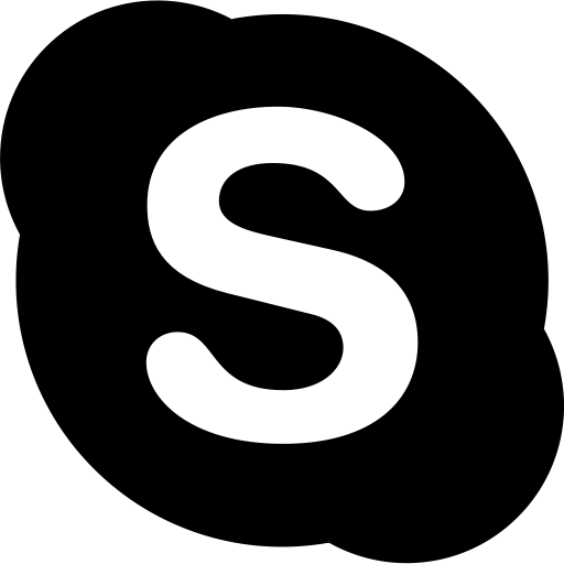 Skype svg vector icon