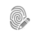 fingerprint,pencil icon
