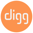 digg, logo, media, social svg vector icon