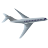 airline, airplane, fast, flight, fly, jet, plane, transportation, travel icon