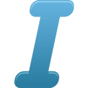 itailc, text icon