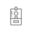 discover, find, linkedin, look up svg vector icon