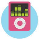ipod, listen, mp3, music, player, sound svg vector icon