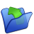 folder,blue,parent icon