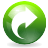 arrow, green, next, redo, right icon