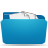 folder,blue,stuffed icon