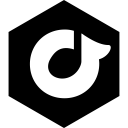 hexagon, media, rdio, social svg vector icon