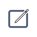 create, edit, pencil, post svg vector icon