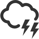 cloud,lighting icon