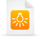 file,document,paper,orange icon